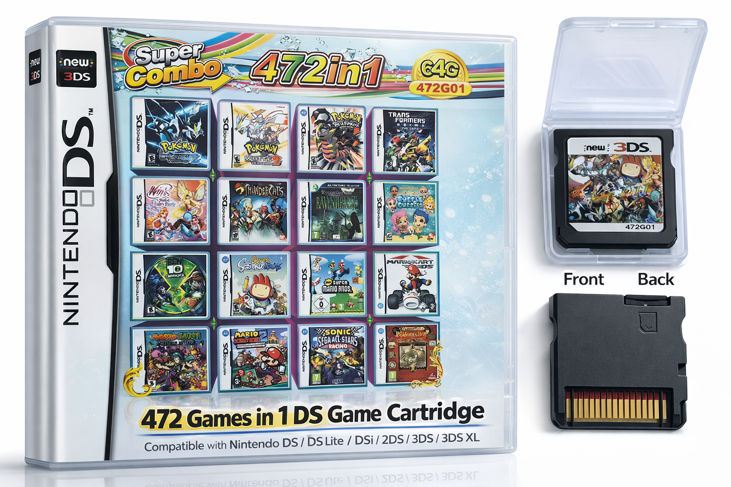 472-in-1 Game Cartridge – Nintendo DS