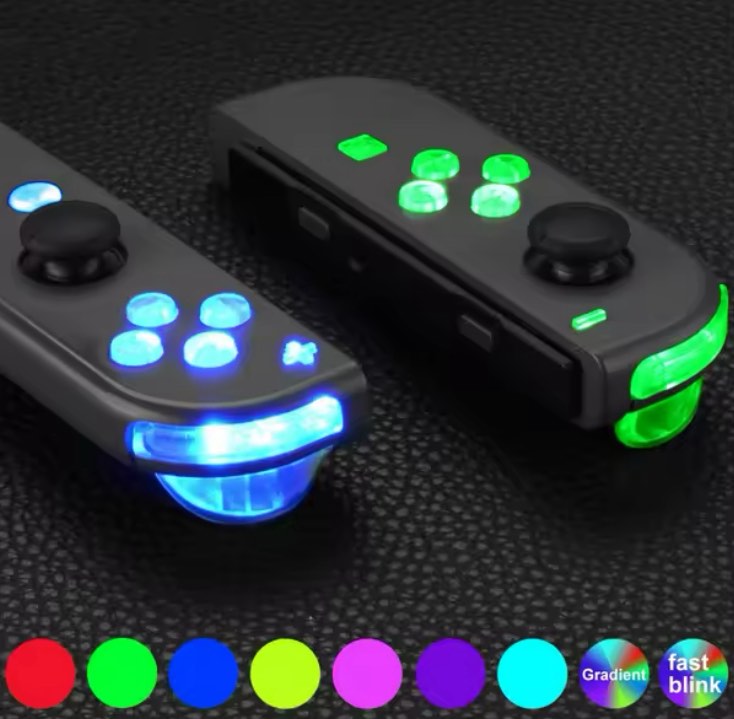 Nintendo Switch Joycon RBG LED Lys Modifikasjon