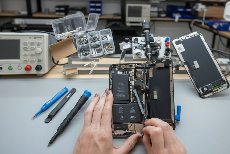 iPhone skjerm- og batteri Reparasjon