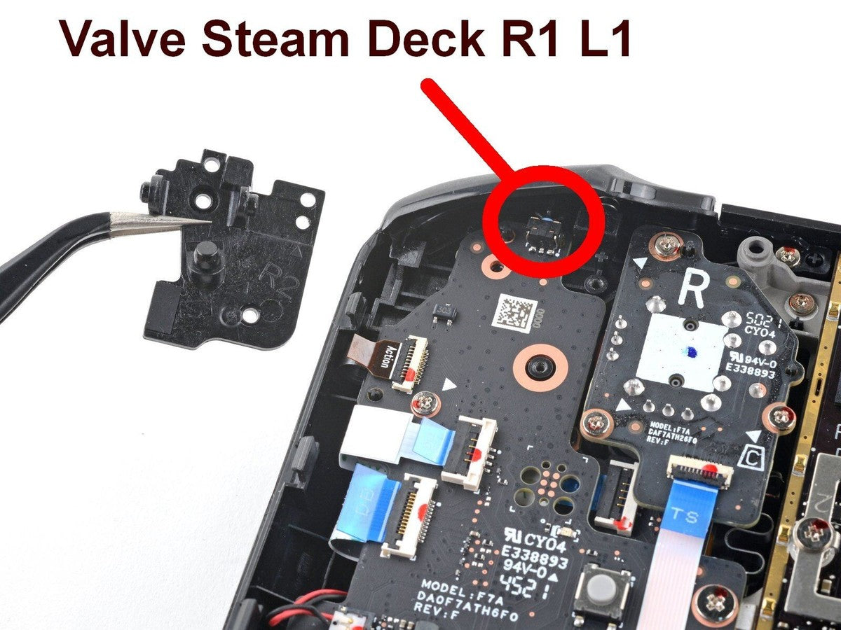 Reparasjon av L1/R1-knapper - Steam Deck