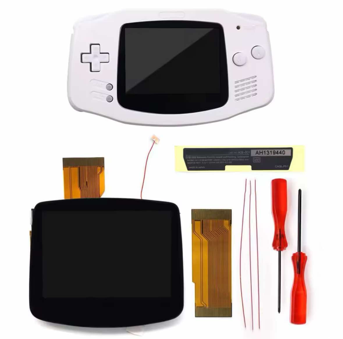 Gameboy Advance IPS LCD Screen Mod