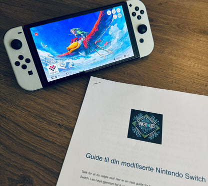 Ferdig Moddet Nintendo Switch OLED – Plug and Play!