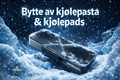 Bytte av kjølepads og kjølepasta på skjermkort (GPU)