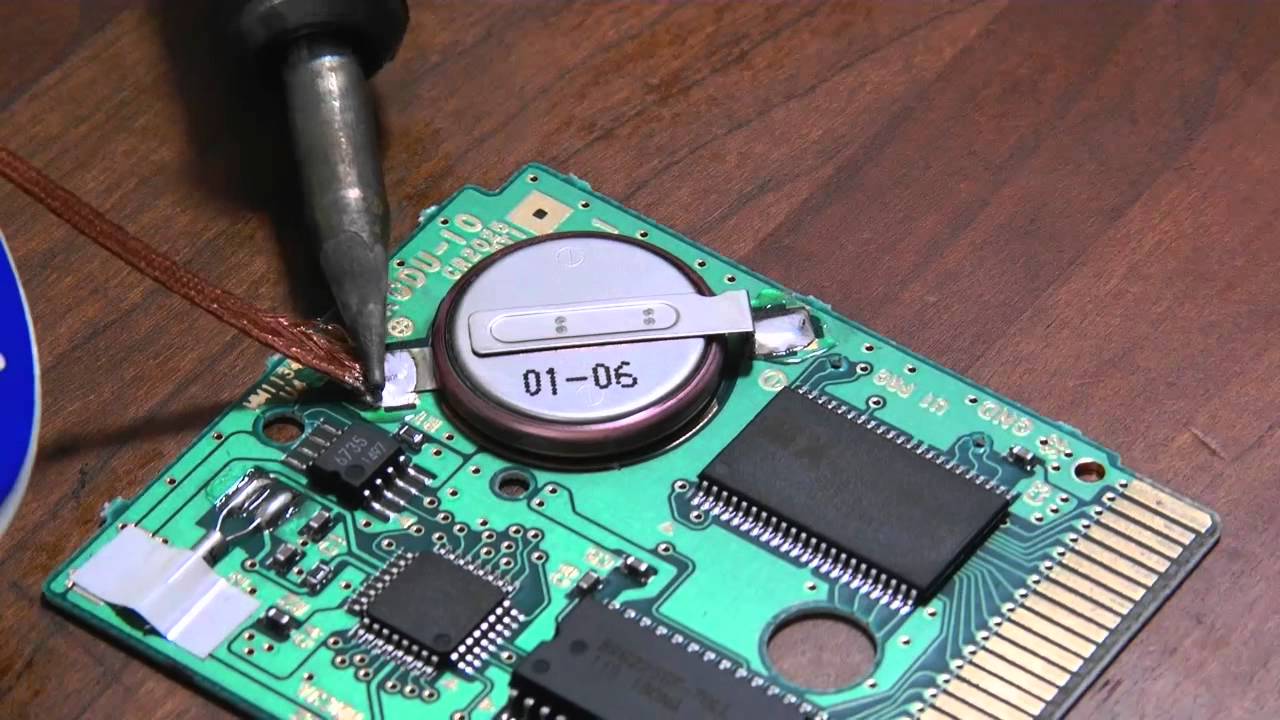 Battery replacement for Game Boy and Game Boy Color games