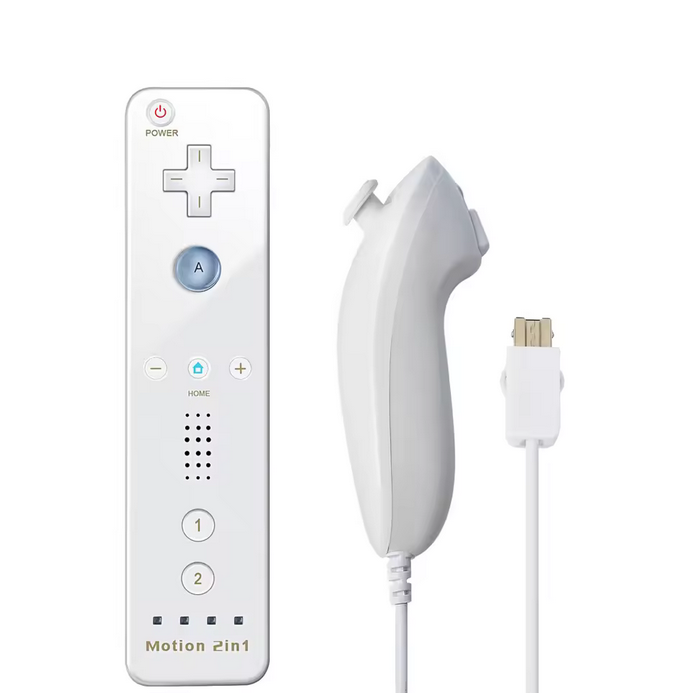 Wii Remote Controller w/ Motion Plus &amp; Nunchuck