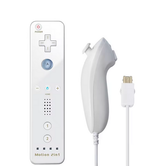 Wii Remote Controller w/ Motion Plus &amp; Nunchuck