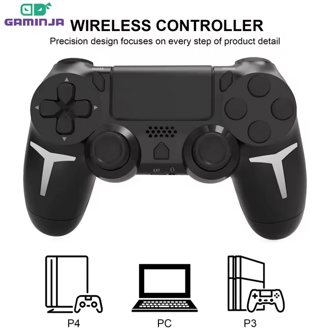 Trådløs Kontroller til PS3/PS4/PC