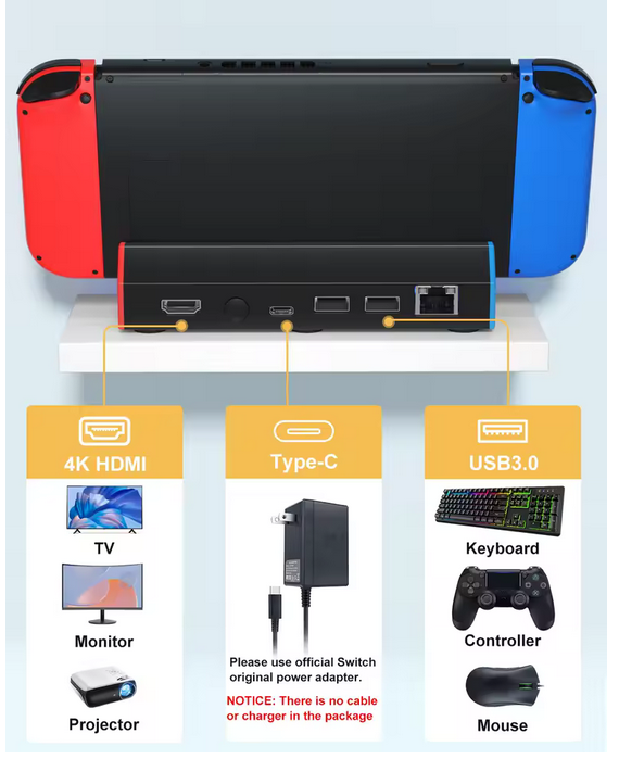 Nintendo Switch Docking Station