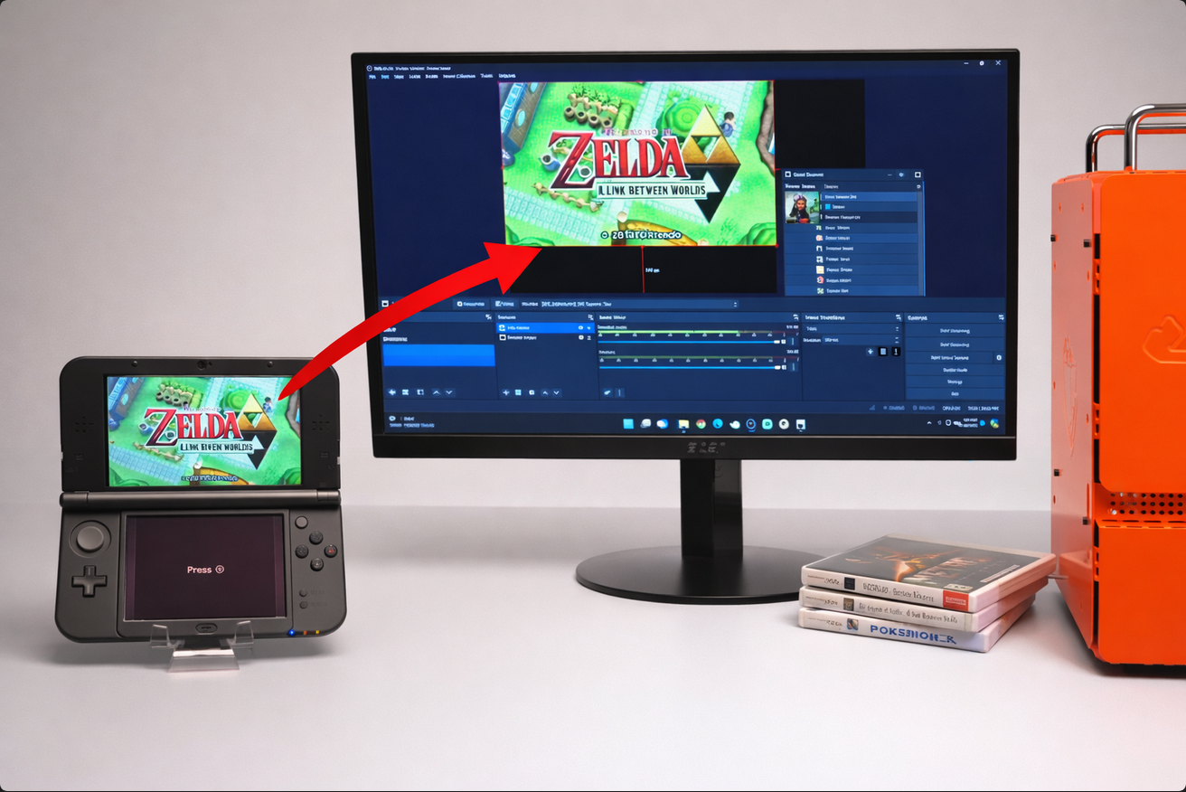 Capture Card Mod Installasjon til New Nintendo 3DS XL