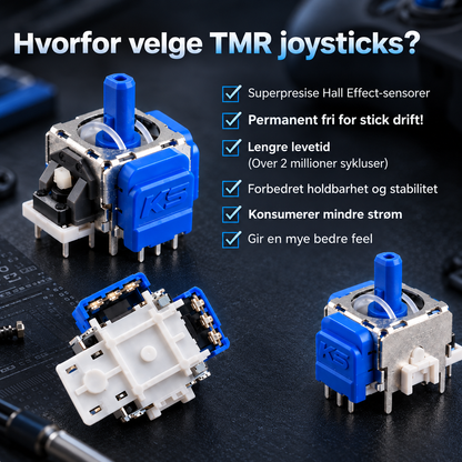 Reparasjon av Stickdrift Med TMR/Hall Effect – PS5 DualSense Kontroller