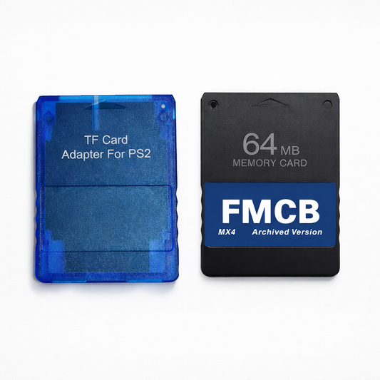 FreeMCBoot + SDKortAdapter til Playstation 2