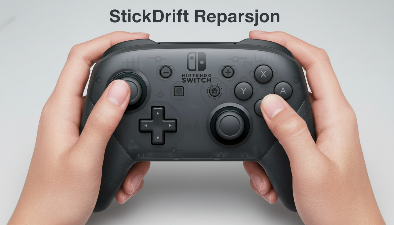 Reparasjon av Stick Drift med Hall Effect – Nintendo Switch Pro Controller