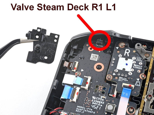 Reparasjon av L1/R1-knapper - Steam Deck