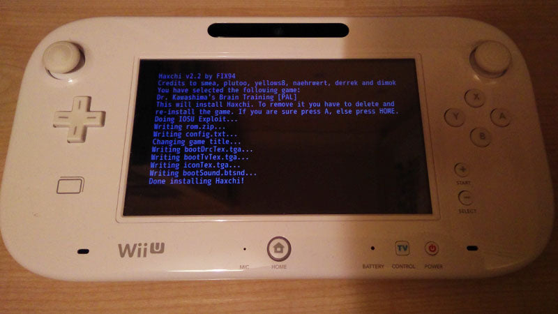 Wii U Modding